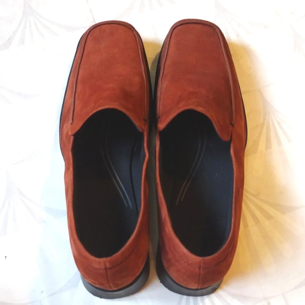 Rockport sienna Brown suede loafers